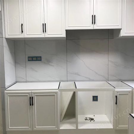 百和美厨房收纳柜 新中式整体全铝橱柜 全铝定制家具