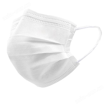 一次性民用成人白色定制logo时尚防护口罩