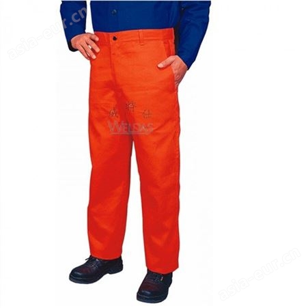 weldas/威特仕33-9800橙色时款工作裤 电焊劳保防护 防火阻燃焊接裤