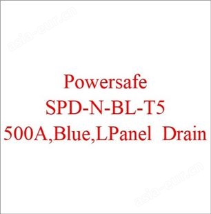 Powersafe SPD-N-BL-T5 500A,Blue,LPanel  Drain