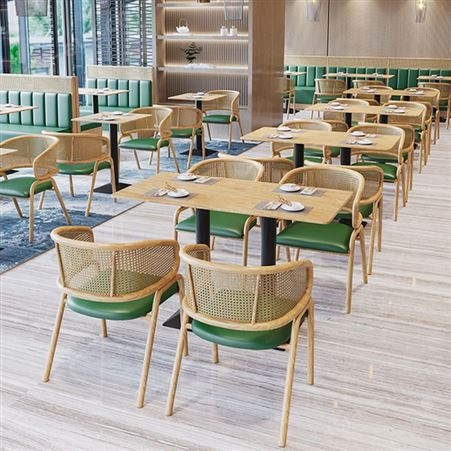 搏德森餐厅火锅店卡座沙发定制奶茶店餐桌椅批发厂家